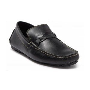 Donald Pliner NEW $188 Men's Deacon Calf Leather Driver Moc Toe Loafer Black